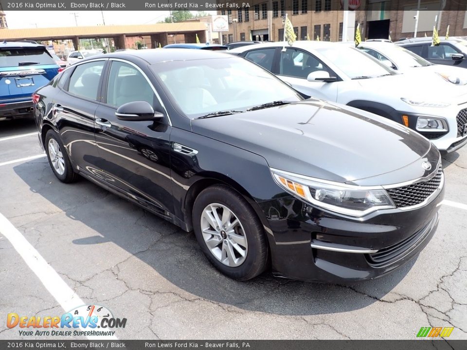 Ebony Black 2016 Kia Optima LX Photo #10