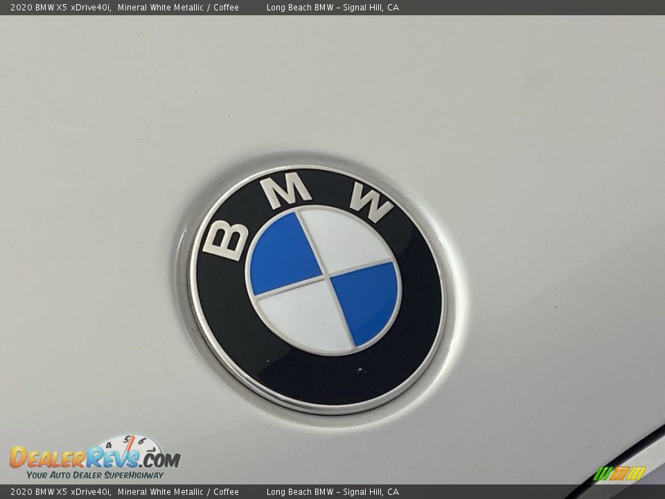 2020 BMW X5 xDrive40i Mineral White Metallic / Coffee Photo #7