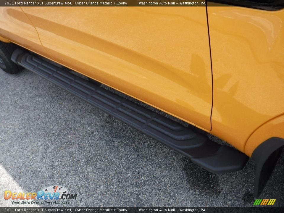 2021 Ford Ranger XLT SuperCrew 4x4 Cyber Orange Metallic / Ebony Photo #6