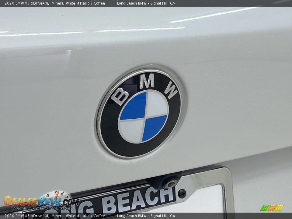 2020 BMW X5 xDrive40i Mineral White Metallic / Coffee Photo #9
