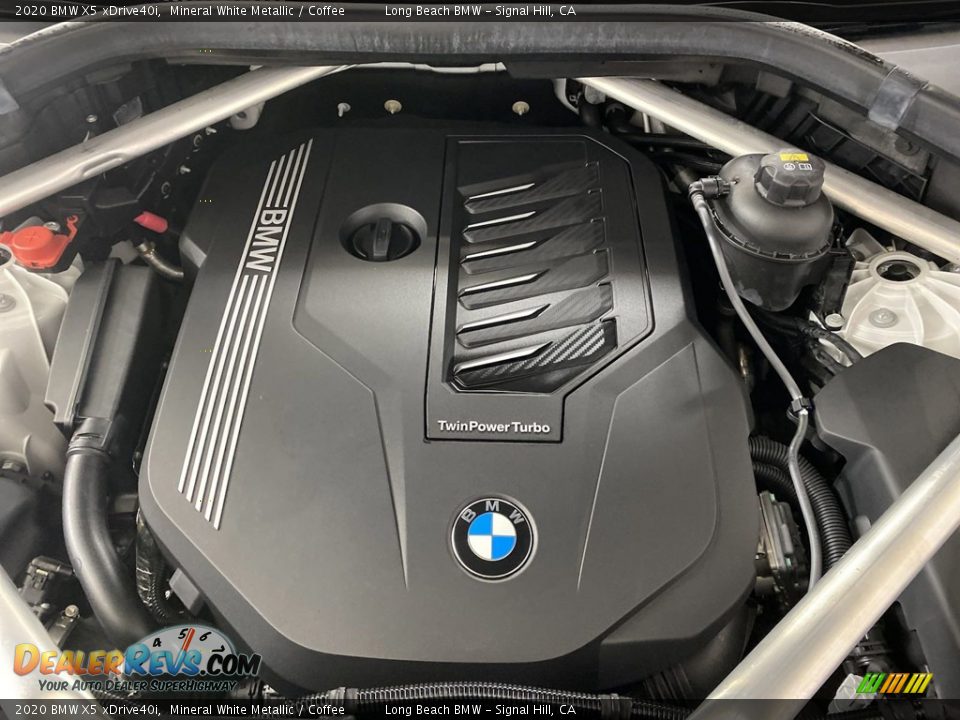 2020 BMW X5 xDrive40i Mineral White Metallic / Coffee Photo #11