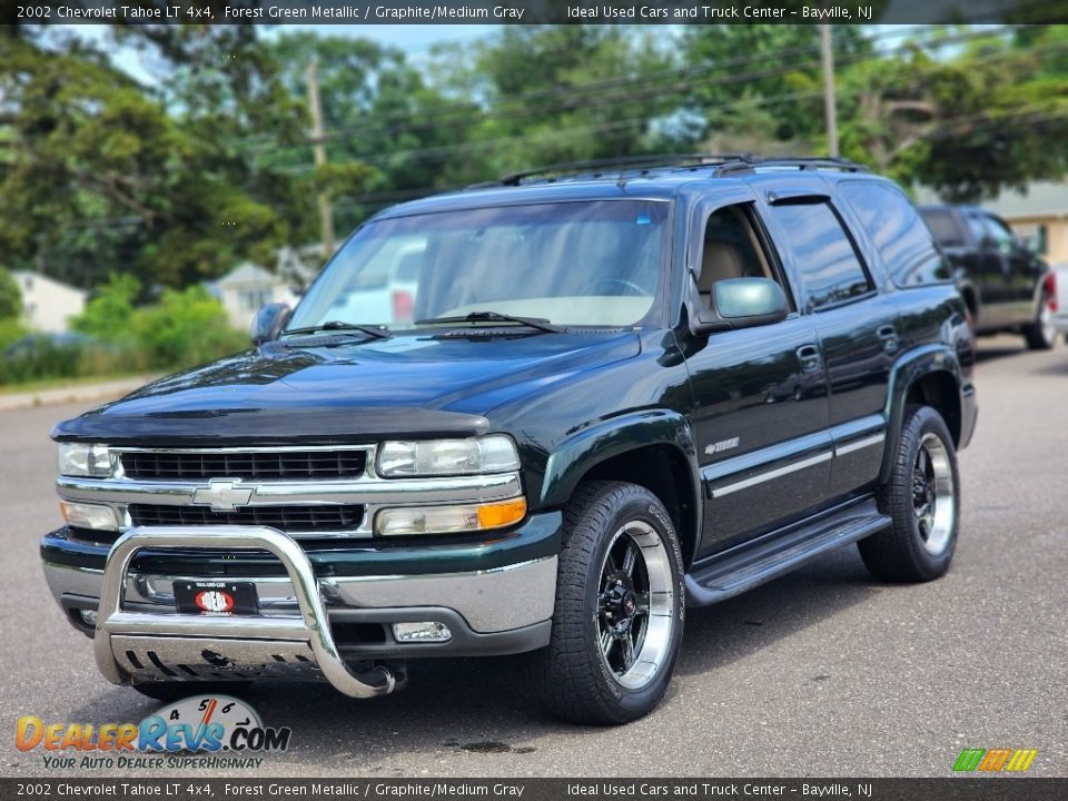 2002 Chevrolet Tahoe LT 4x4 Forest Green Metallic / Graphite/Medium Gray Photo #1