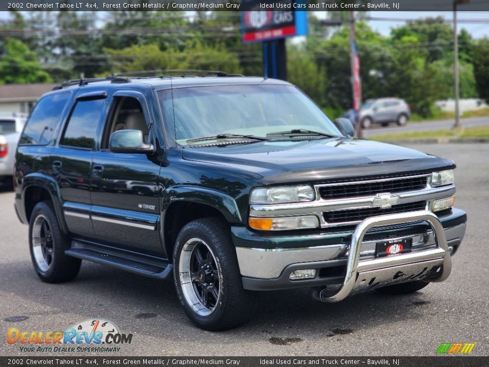 2002 Chevrolet Tahoe LT 4x4 Forest Green Metallic / Graphite/Medium Gray Photo #2