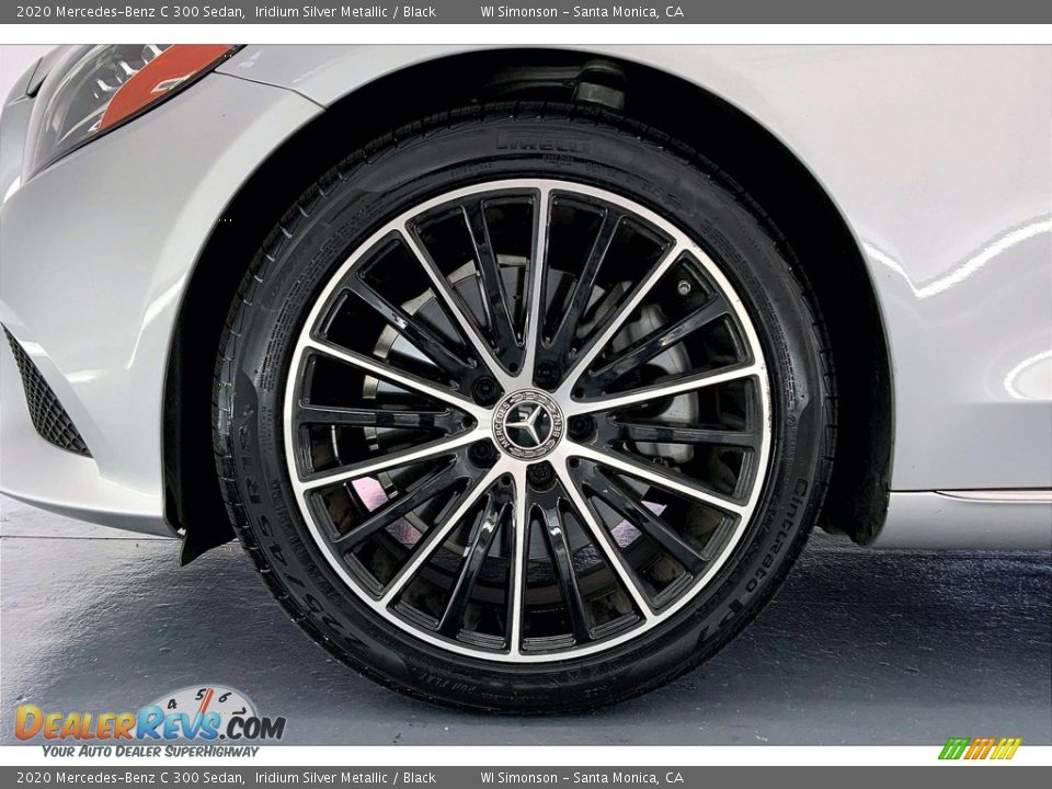 2020 Mercedes-Benz C 300 Sedan Iridium Silver Metallic / Black Photo #8