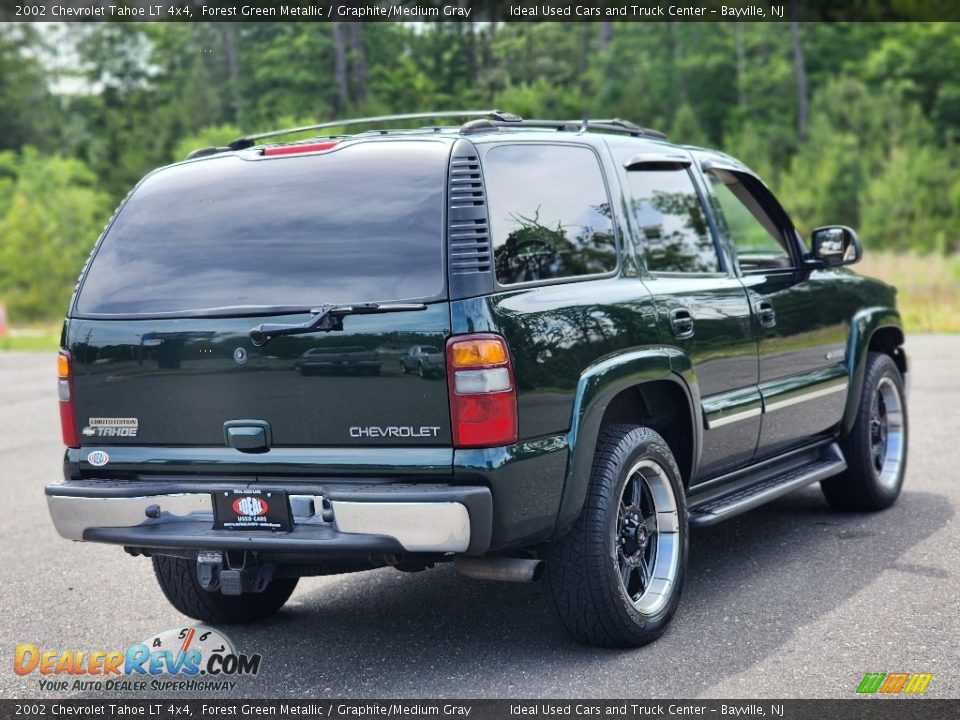 2002 Chevrolet Tahoe LT 4x4 Forest Green Metallic / Graphite/Medium Gray Photo #5