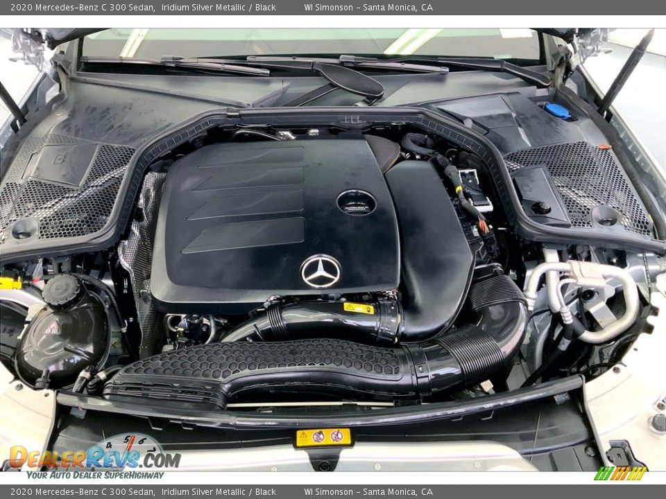 2020 Mercedes-Benz C 300 Sedan Iridium Silver Metallic / Black Photo #9