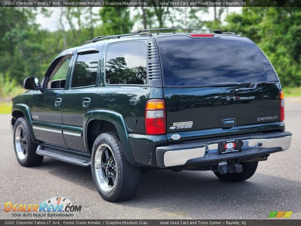 2002 Chevrolet Tahoe LT 4x4 Forest Green Metallic / Graphite/Medium Gray Photo #6