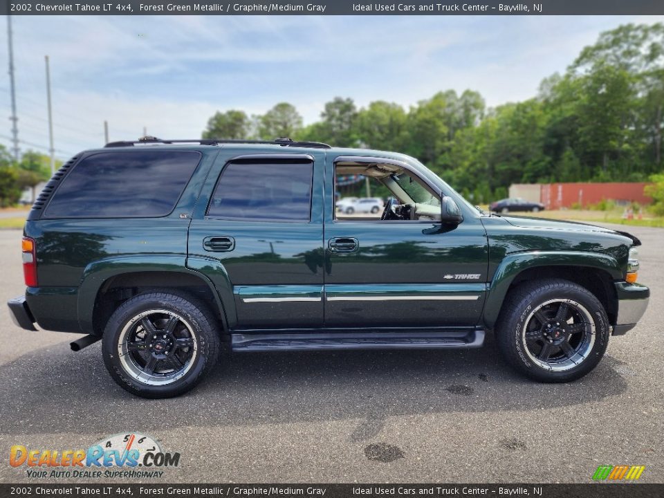 2002 Chevrolet Tahoe LT 4x4 Forest Green Metallic / Graphite/Medium Gray Photo #8