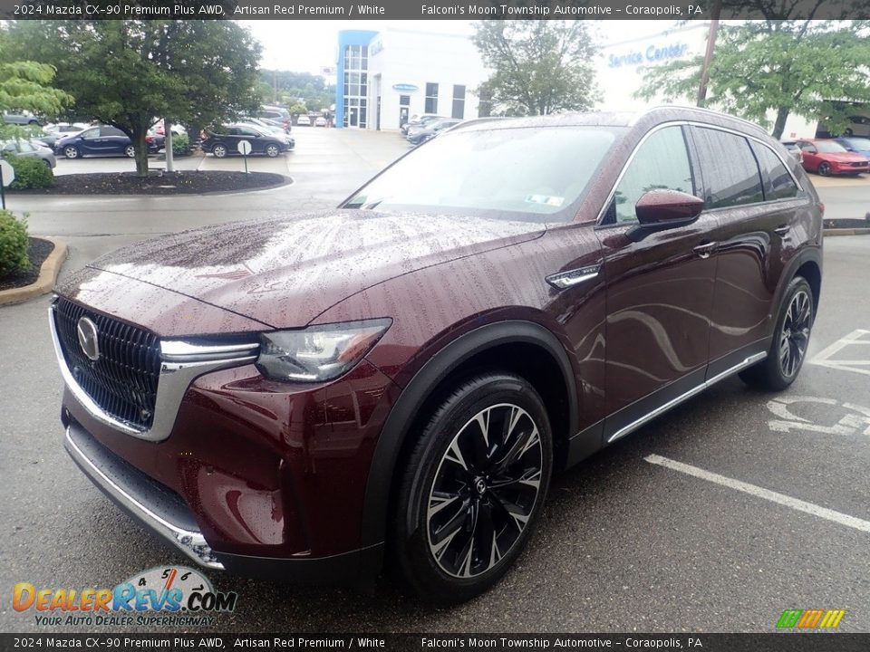 Front 3/4 View of 2024 Mazda CX-90 Premium Plus AWD Photo #7