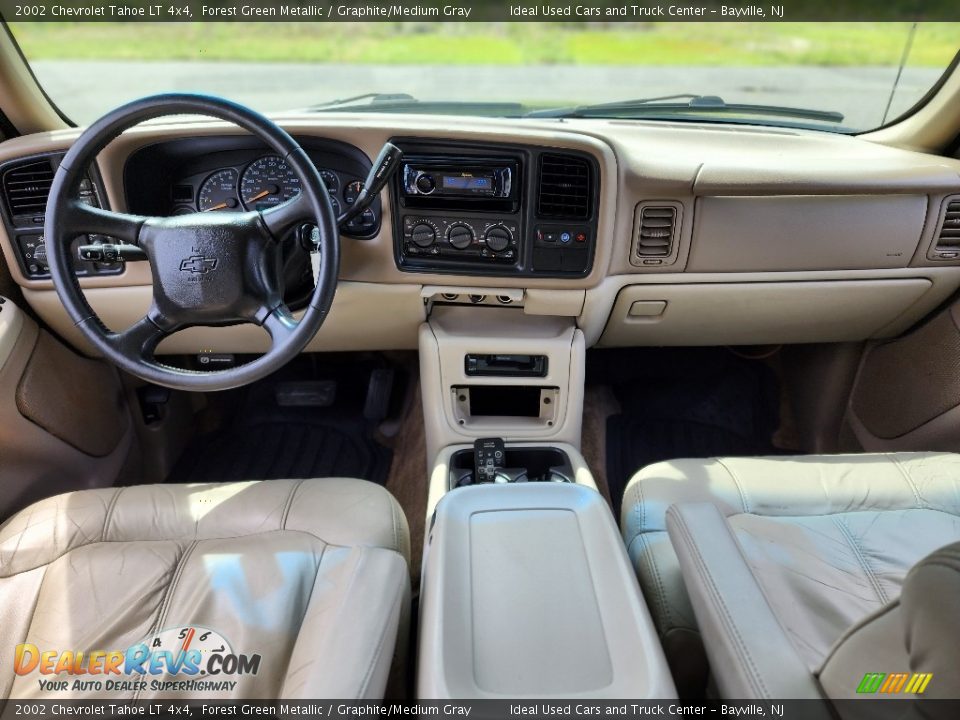 2002 Chevrolet Tahoe LT 4x4 Forest Green Metallic / Graphite/Medium Gray Photo #16