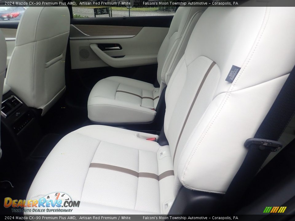 Rear Seat of 2024 Mazda CX-90 Premium Plus AWD Photo #12