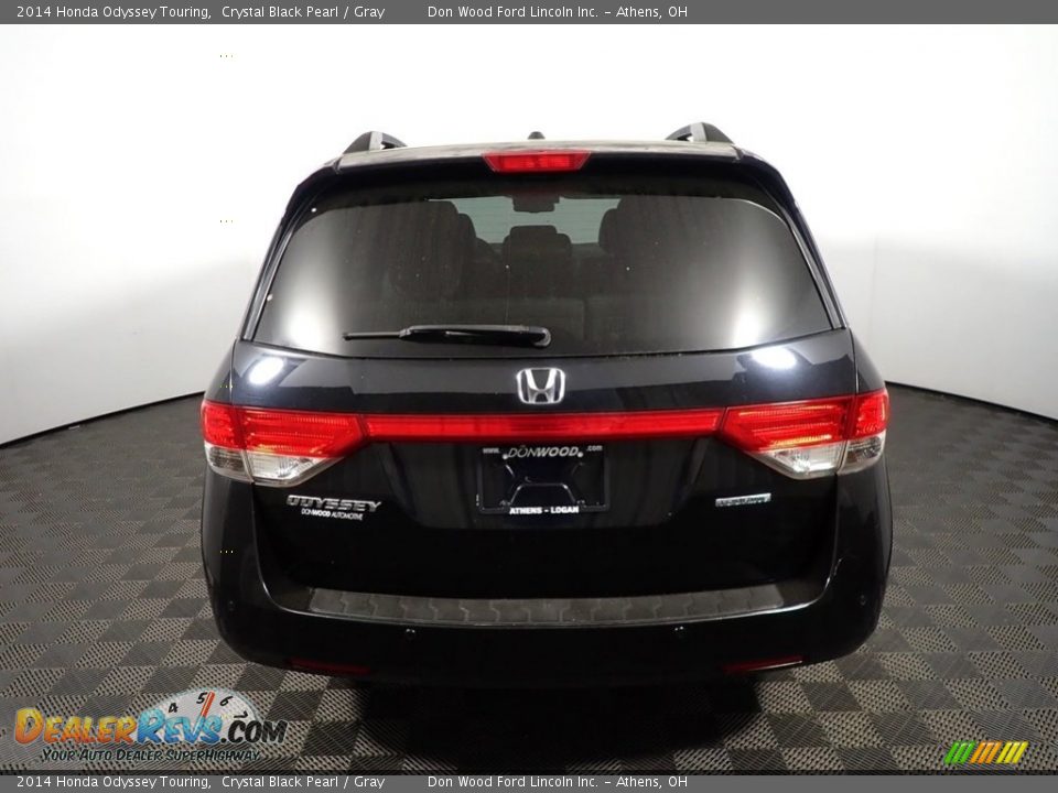 2014 Honda Odyssey Touring Crystal Black Pearl / Gray Photo #14