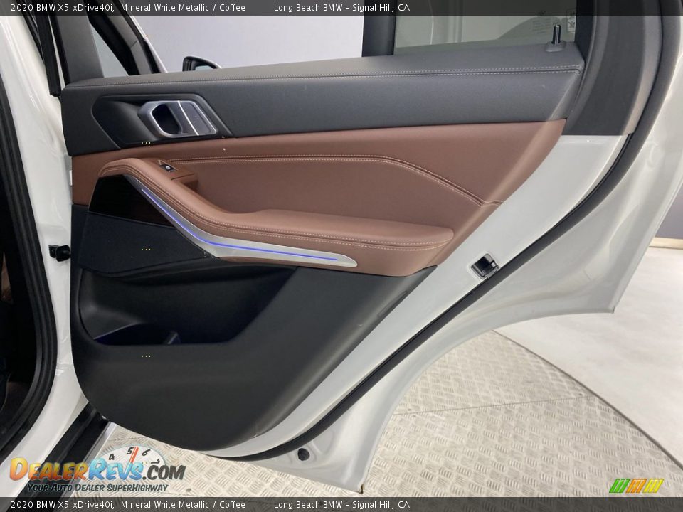 2020 BMW X5 xDrive40i Mineral White Metallic / Coffee Photo #34