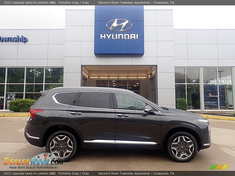 2023 Hyundai Santa Fe Limited AWD Portofino Gray / Gray Photo #1