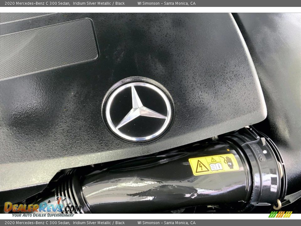 2020 Mercedes-Benz C 300 Sedan Iridium Silver Metallic / Black Photo #31