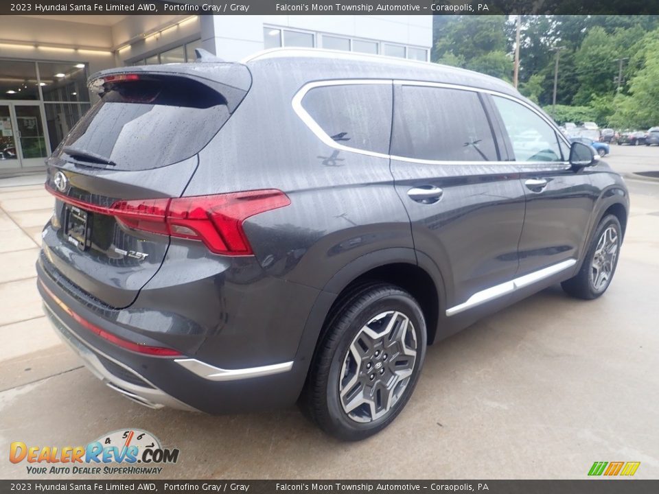 2023 Hyundai Santa Fe Limited AWD Portofino Gray / Gray Photo #2