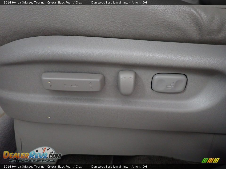 2014 Honda Odyssey Touring Crystal Black Pearl / Gray Photo #23