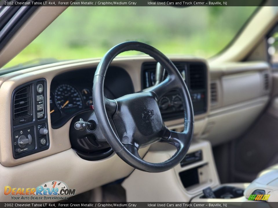 2002 Chevrolet Tahoe LT 4x4 Forest Green Metallic / Graphite/Medium Gray Photo #29