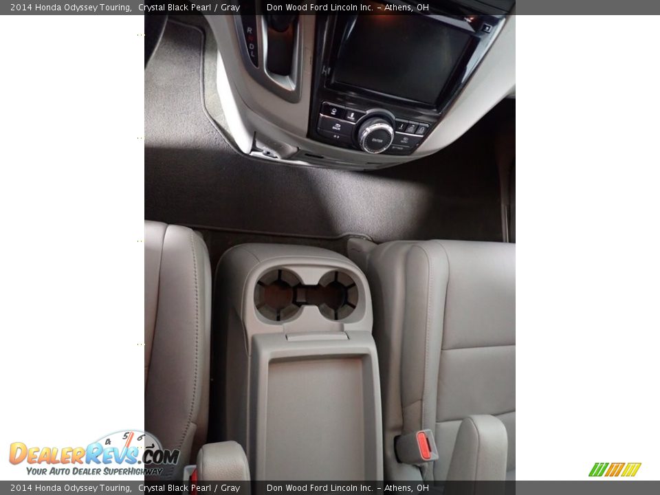 2014 Honda Odyssey Touring Crystal Black Pearl / Gray Photo #32
