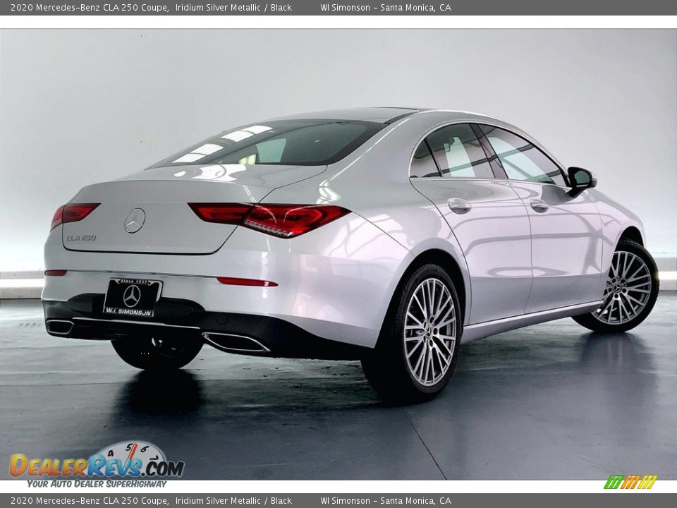 2020 Mercedes-Benz CLA 250 Coupe Iridium Silver Metallic / Black Photo #13