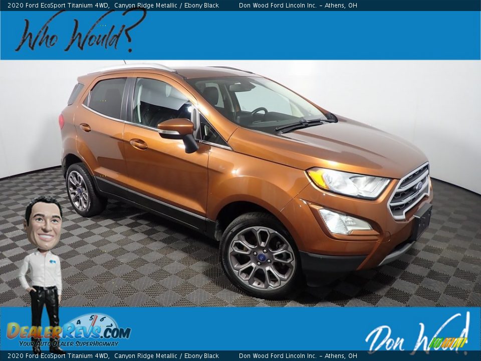 2020 Ford EcoSport Titanium 4WD Canyon Ridge Metallic / Ebony Black Photo #1