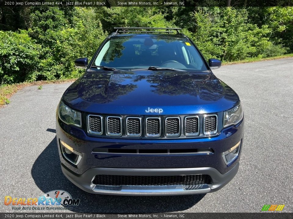 2020 Jeep Compass Limted 4x4 Jazz Blue Pearl / Black Photo #3