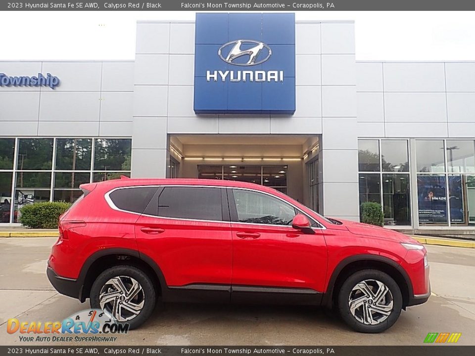 2023 Hyundai Santa Fe SE AWD Calypso Red / Black Photo #1