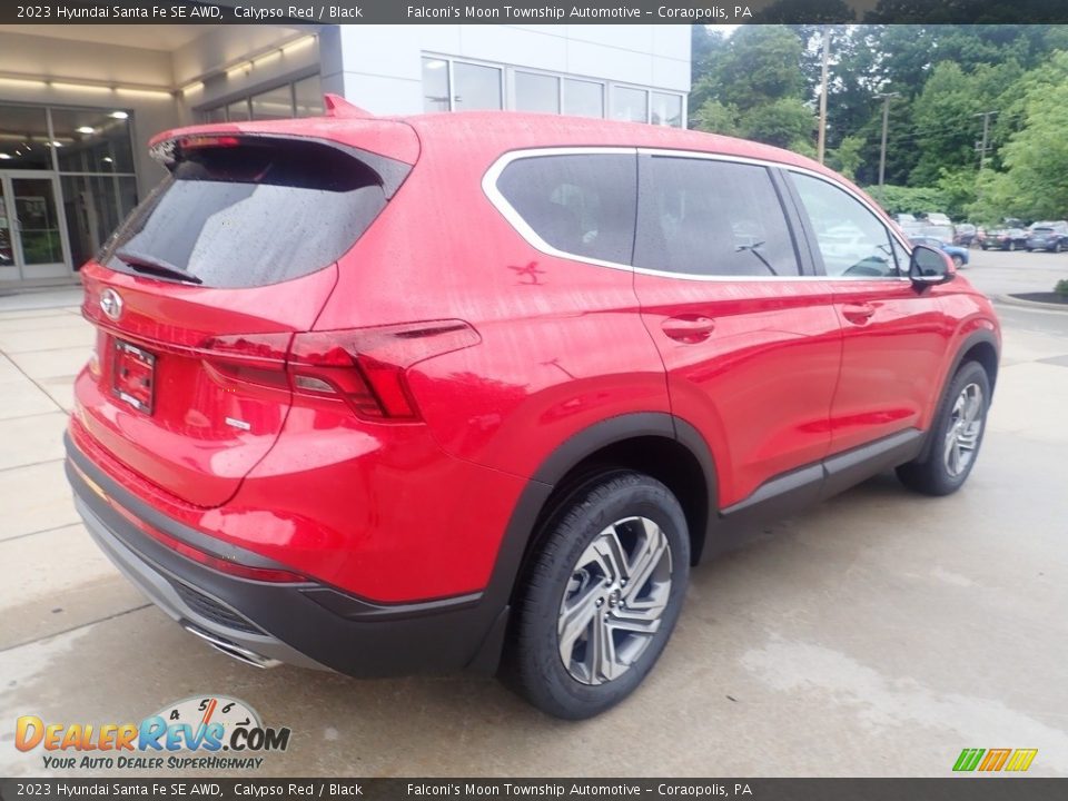 2023 Hyundai Santa Fe SE AWD Calypso Red / Black Photo #2