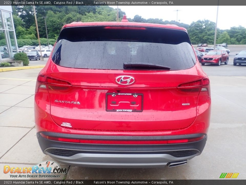 2023 Hyundai Santa Fe SE AWD Calypso Red / Black Photo #3