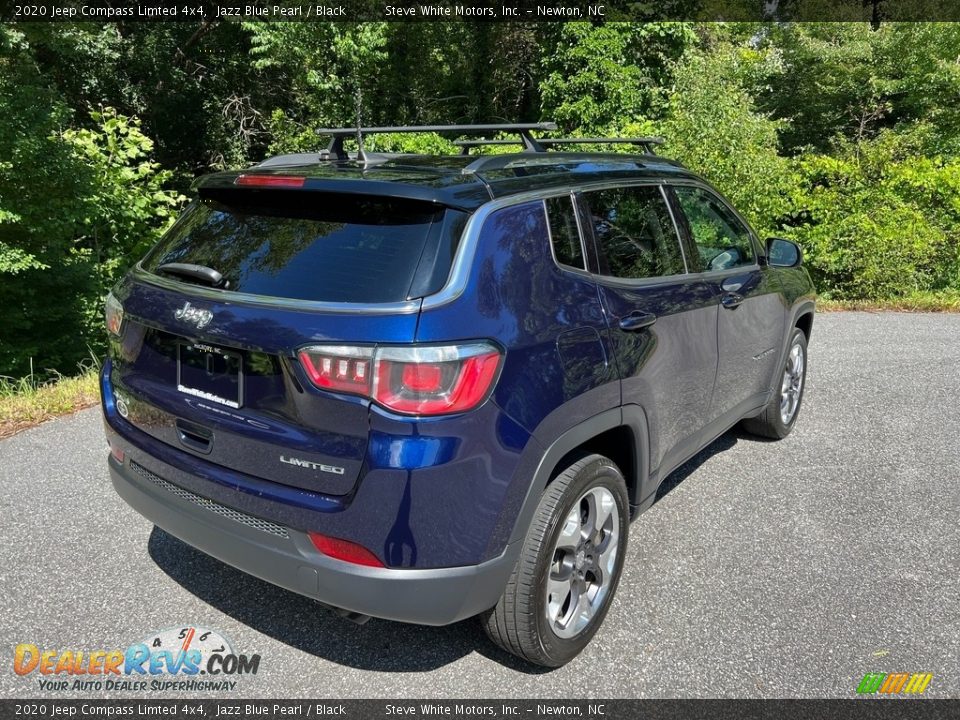 2020 Jeep Compass Limted 4x4 Jazz Blue Pearl / Black Photo #6