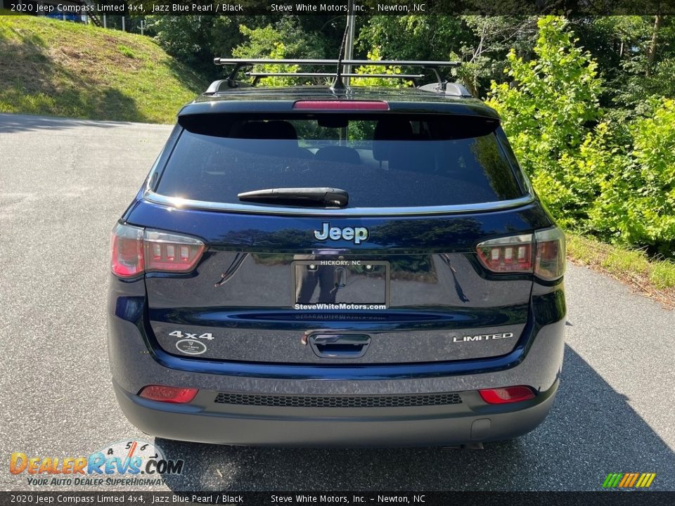 2020 Jeep Compass Limted 4x4 Jazz Blue Pearl / Black Photo #7