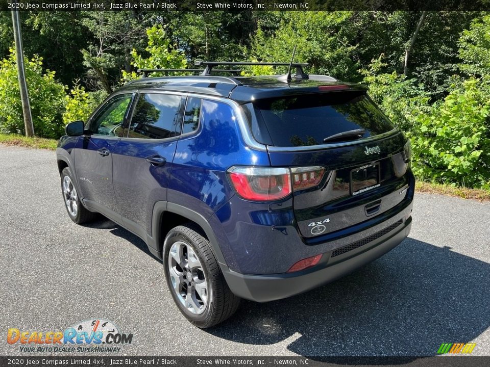 2020 Jeep Compass Limted 4x4 Jazz Blue Pearl / Black Photo #8