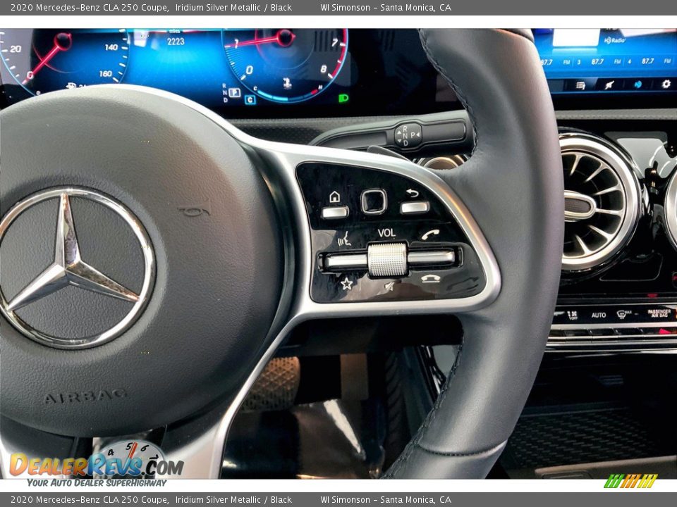 2020 Mercedes-Benz CLA 250 Coupe Steering Wheel Photo #22