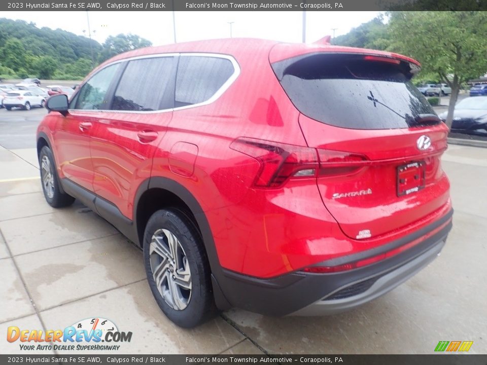 2023 Hyundai Santa Fe SE AWD Calypso Red / Black Photo #5