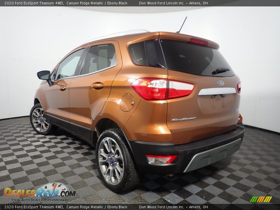 2020 Ford EcoSport Titanium 4WD Canyon Ridge Metallic / Ebony Black Photo #11