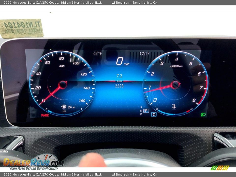 2020 Mercedes-Benz CLA 250 Coupe Gauges Photo #23
