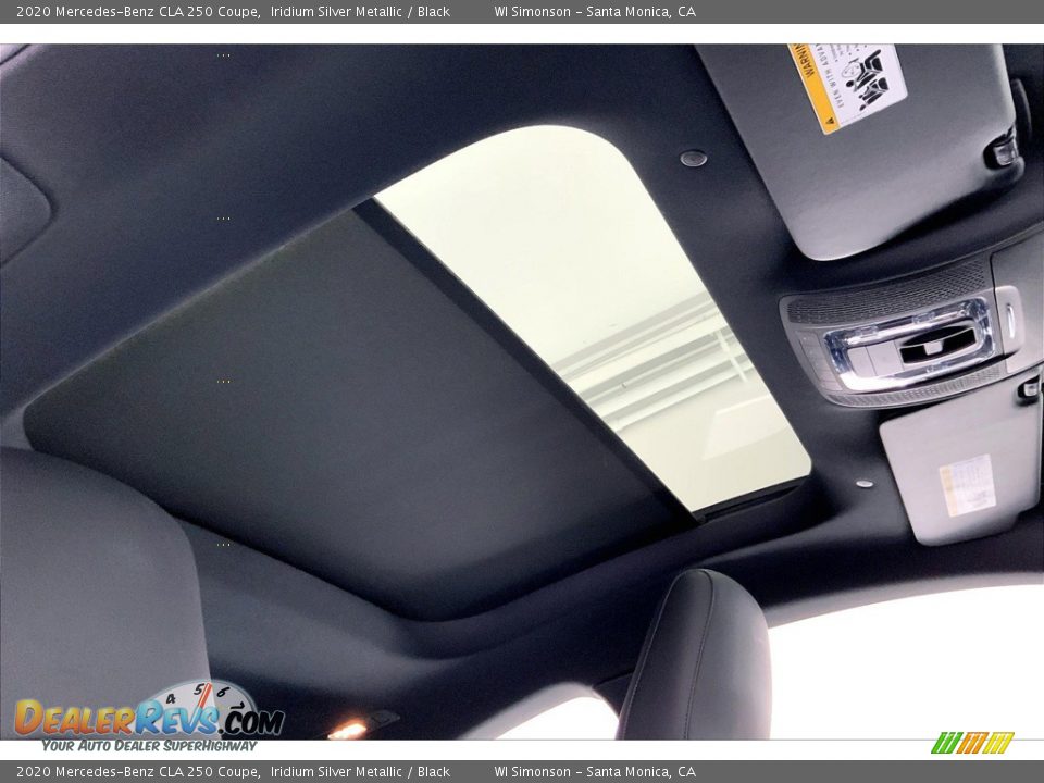 Sunroof of 2020 Mercedes-Benz CLA 250 Coupe Photo #24