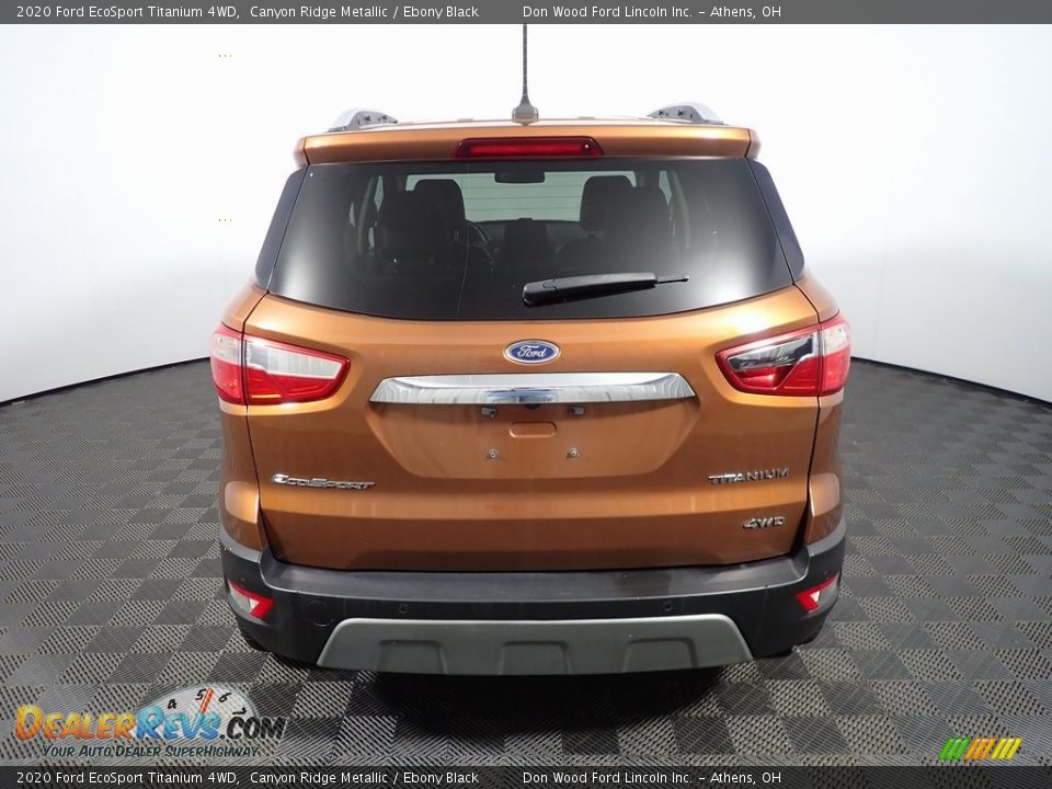 2020 Ford EcoSport Titanium 4WD Canyon Ridge Metallic / Ebony Black Photo #13