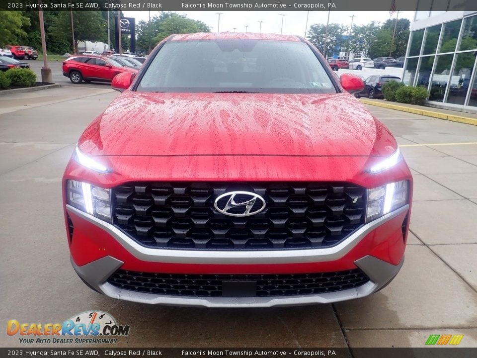 2023 Hyundai Santa Fe SE AWD Calypso Red / Black Photo #8