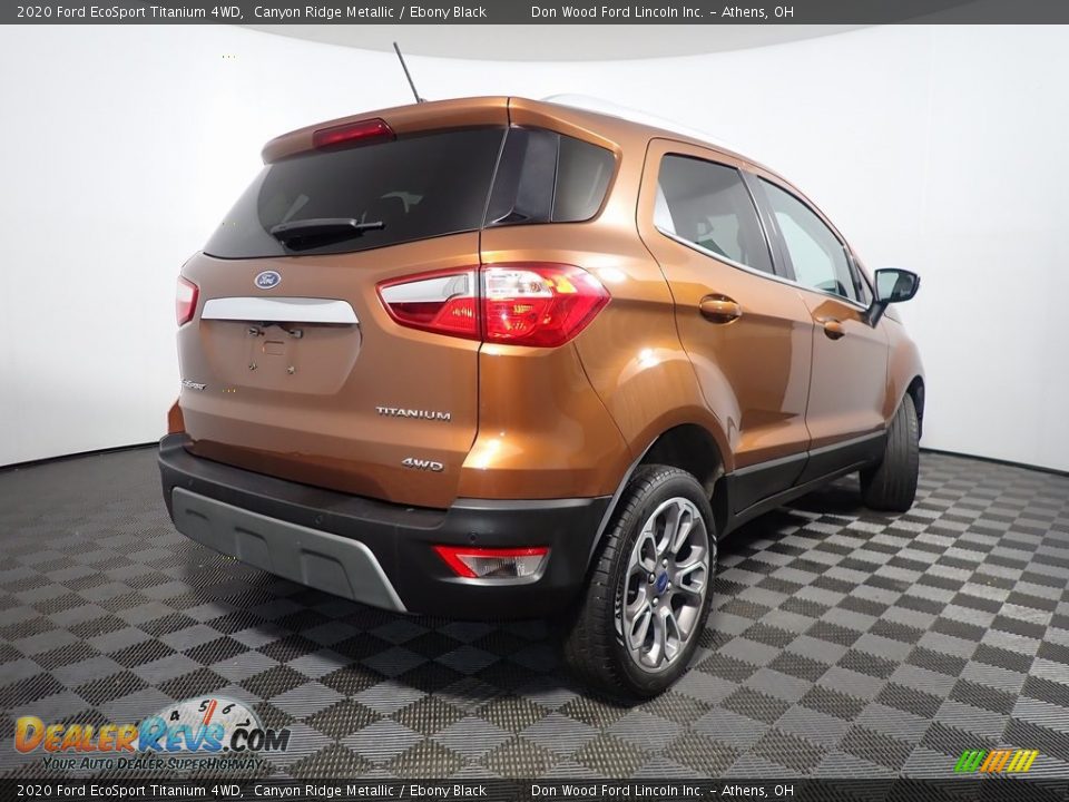 2020 Ford EcoSport Titanium 4WD Canyon Ridge Metallic / Ebony Black Photo #16