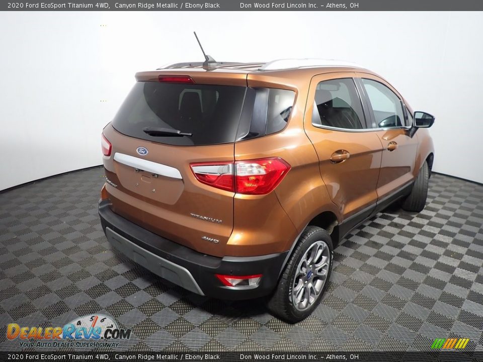 2020 Ford EcoSport Titanium 4WD Canyon Ridge Metallic / Ebony Black Photo #17