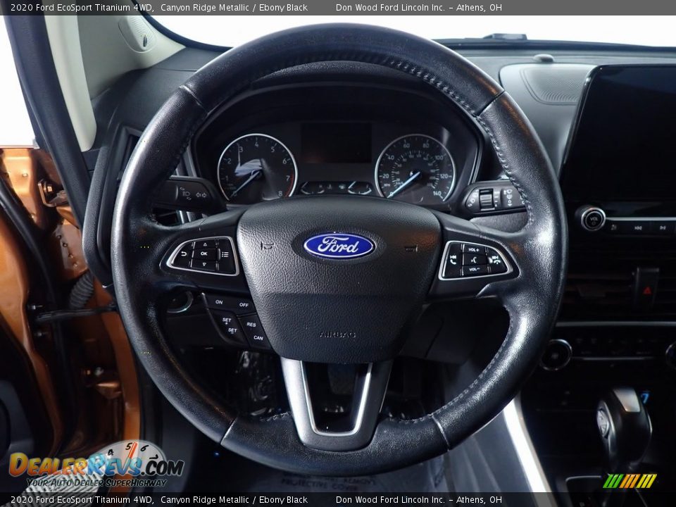 2020 Ford EcoSport Titanium 4WD Canyon Ridge Metallic / Ebony Black Photo #24