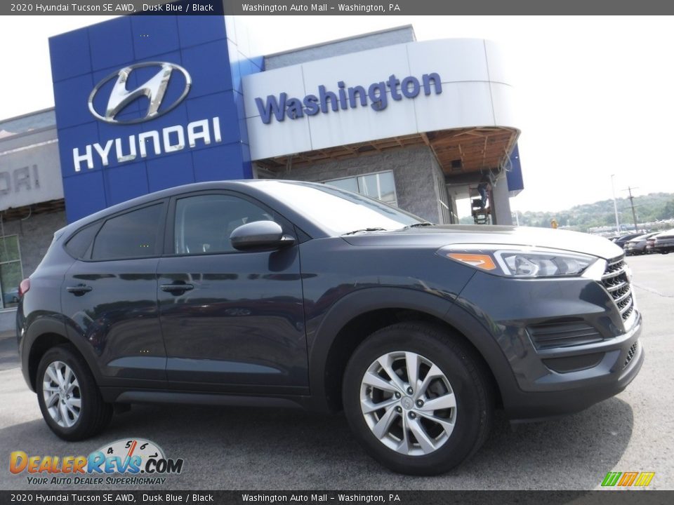 2020 Hyundai Tucson SE AWD Dusk Blue / Black Photo #2