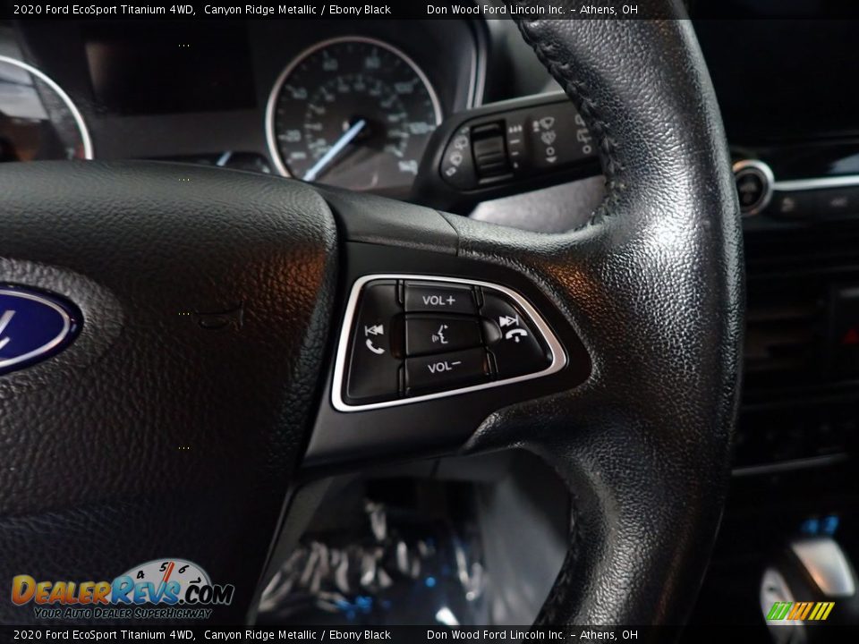 2020 Ford EcoSport Titanium 4WD Canyon Ridge Metallic / Ebony Black Photo #27