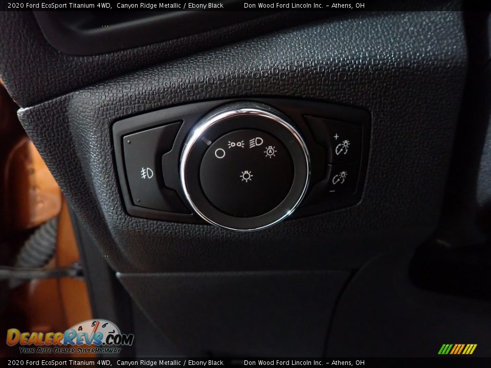 2020 Ford EcoSport Titanium 4WD Canyon Ridge Metallic / Ebony Black Photo #28
