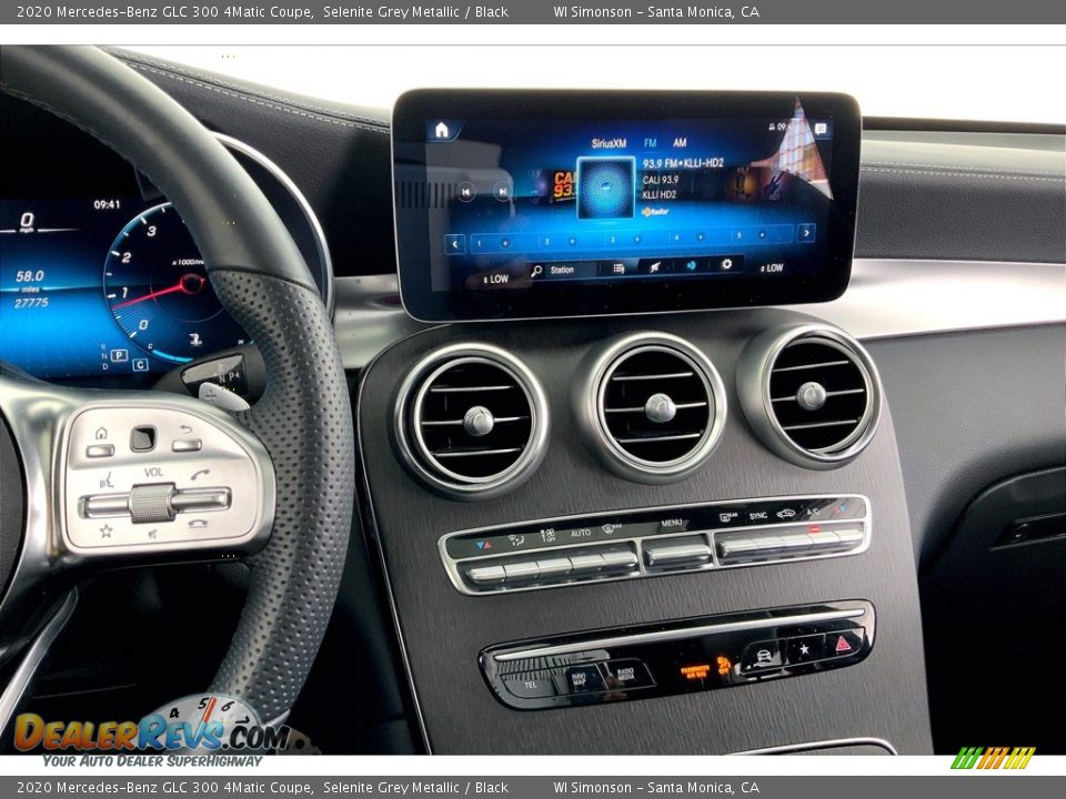 Controls of 2020 Mercedes-Benz GLC 300 4Matic Coupe Photo #5