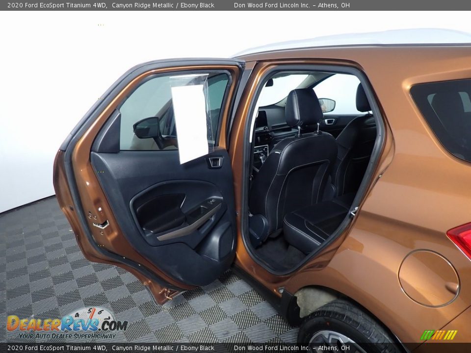 2020 Ford EcoSport Titanium 4WD Canyon Ridge Metallic / Ebony Black Photo #31