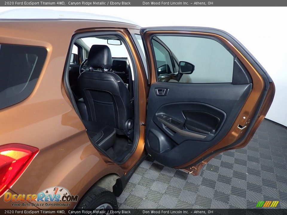 2020 Ford EcoSport Titanium 4WD Canyon Ridge Metallic / Ebony Black Photo #33