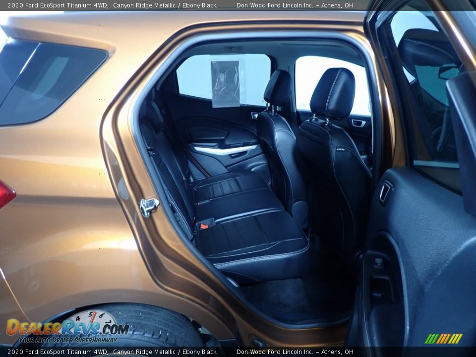 2020 Ford EcoSport Titanium 4WD Canyon Ridge Metallic / Ebony Black Photo #34