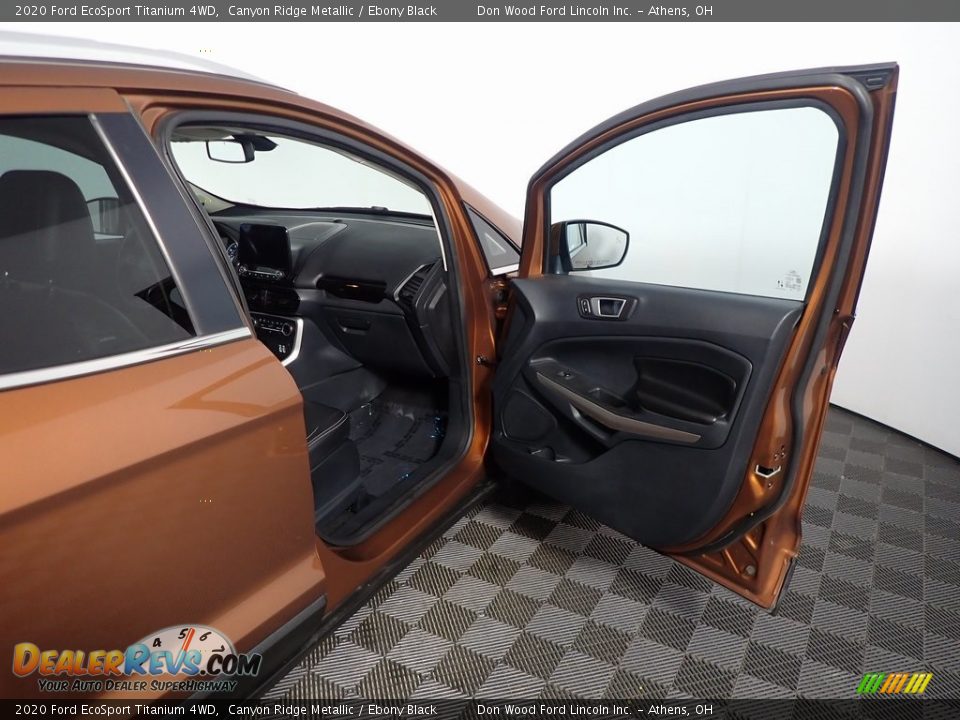 2020 Ford EcoSport Titanium 4WD Canyon Ridge Metallic / Ebony Black Photo #35